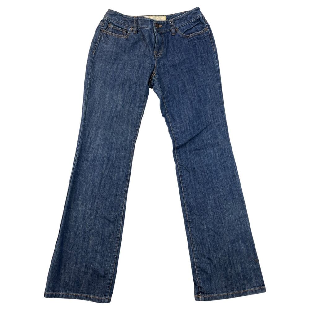 Ann Taylor Loft Womens Jeans Curvy Boot Cut Retro Boho Denim 28 x 32 Sz 4
